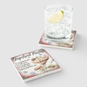 Gingerbread Martini Recept Marmeren Onderzetter (Zijkant)