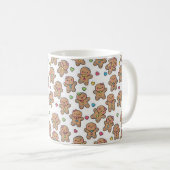 Gingerbread Men Christmas Coffee Mug Koffiemok (Voorkant rechts)
