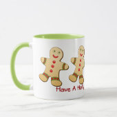 Gingerbread Men Christmas Mug (Gauche)