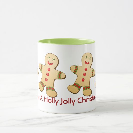 Gingerbread Men Christmas Mug (Centre)
