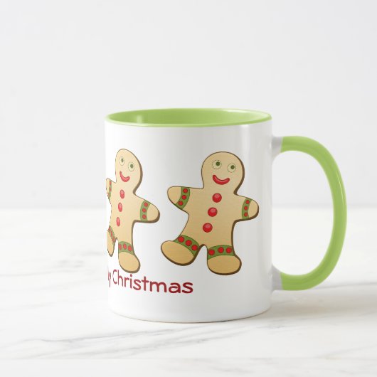 Gingerbread Men Christmas Mug (Droite)