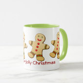 Gingerbread Men Christmas Mug (Devant droit)