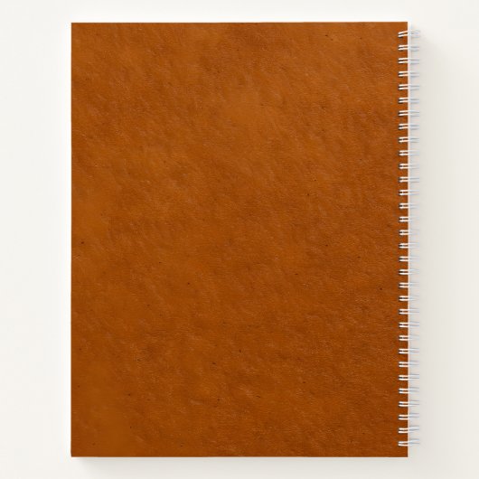 Gingerbread Notebook – College Ruled Paper Notitieboek (Achterkant)