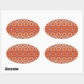 GINGERBREAD Ovale Stickers (Vel)