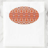 GINGERBREAD Ovale Stickers (Tas)