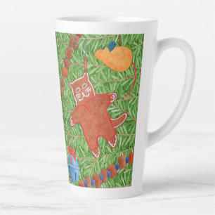 GINGERBREAD POESJE Hoge Latte Mok
