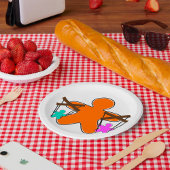 Gingerbread Puppet Master Controlling Characters Papieren Bordje