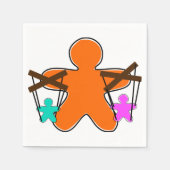 Gingerbread Puppet Master Controlling Characters Servet (Voorkant)