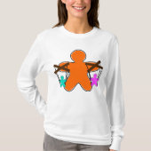 Gingerbread Puppet Master Controlling Characters T-shirt (Voorkant)