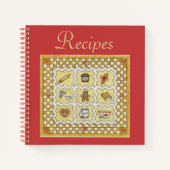 Gingerbread Recept Kookboek Gift Notitieboek (Voorkant)