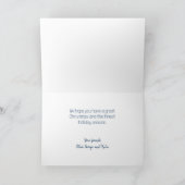 Gingerbread Row Huizen Kerst Kaart (Binnen)