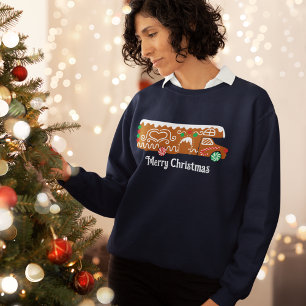 Gingerbread RV Klasse C Camper Kerstmis Graphic Trui