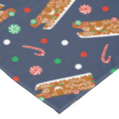 Gingerbread RVs Klasse C Camper Kerstmis Tafelkleed (Gekanteld)