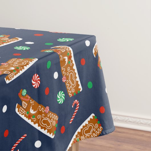 Gingerbread RVs Klasse C Camper Kerstmis Tafelkleed (Voorbeeld)