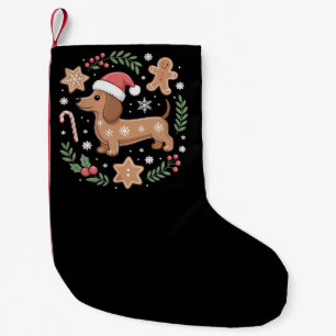 Gingerbread Sauseshond Liefhebber Dachshund Kerstm Kleine Kerstsok