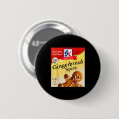 Gingerbread Sce Condiment Sce Costumes Group Match Ronde Button 5,7 Cm (Voorkant /achterkant)