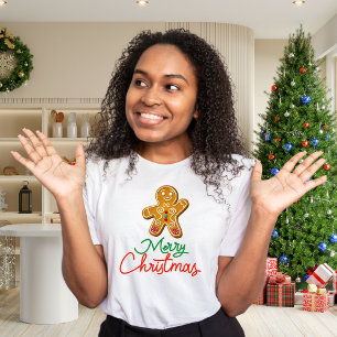 Gingerbread Shirt Merry Christmas T-shirt