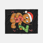 Gingerbread Six Seven 67 Meme 6 7 Funny Christmas  Fleece Deken (Voorkant (Horizontaal))