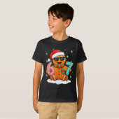 Gingerbread Six Seven Bruh Funny Christmas Meme Si T-shirt (Voorkant volledig)