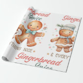 Gingerbread Spice en alles Mooi Cadeaupapier (Uitgerold)