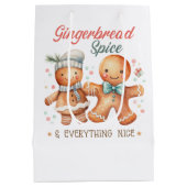 Gingerbread Spice en alles Mooi Medium Cadeauzakje (Achterkant)
