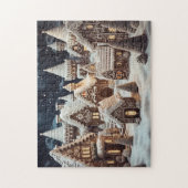 Gingerbread stad legpuzzel (Verticaal)