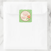 Gingerbread stickers voor koekjesruil of verkoop (Tas)