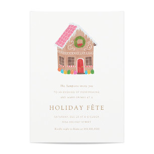 Gingerbread Street Fête Invitations