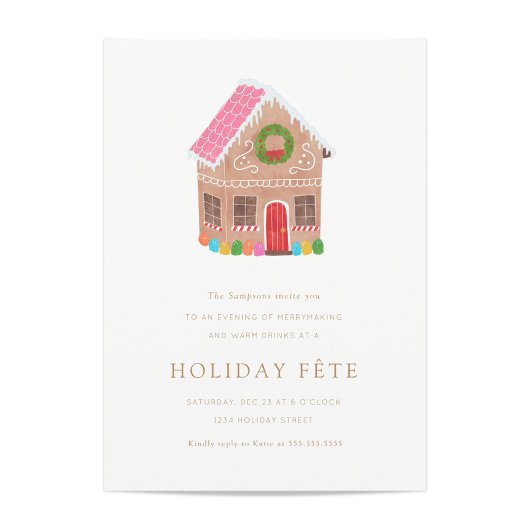 Gingerbread Street Fête Invitations