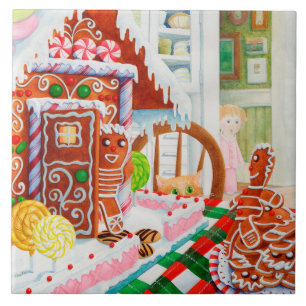 GINGERBREAD SURPRISE 6x6 Carreaux céramiques