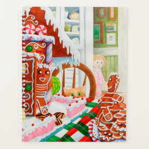 GINGERBREAD SURPRISE 8.5x11 Calendrier du planific