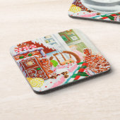 GINGERBREAD SURPRISE Dessous de verre en plastique (Côté gauche)