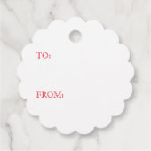 GINGERBREAD SURPRISE geschulpte Labels (Achterkant)