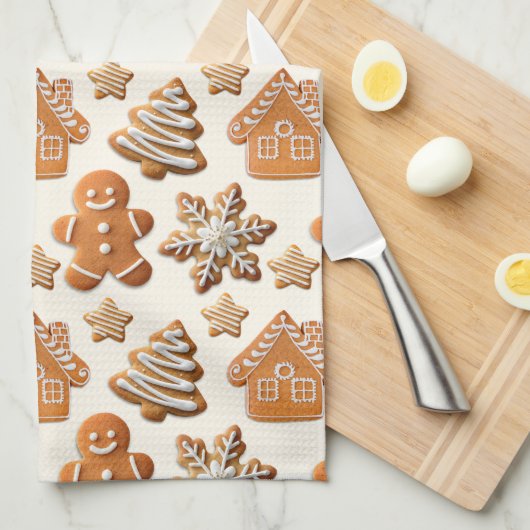 Gingerbread Theedoek (Quarter Fold)