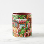 Gingerbread Train Holiday Mok (Midden)