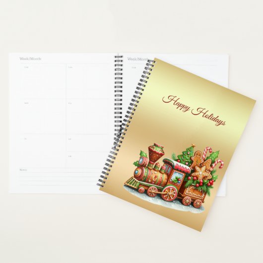 Gingerbread Train Holiday Planner (Display)