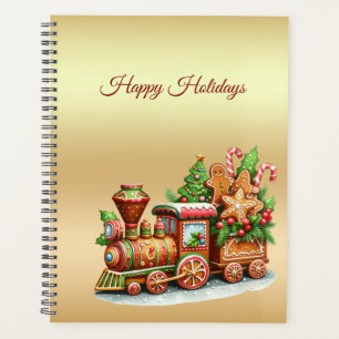 Gingerbread Train Holiday Planner