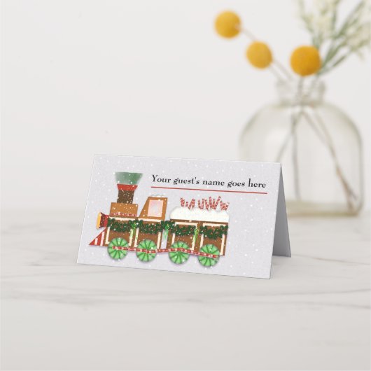 Gingerbread Train kerstfeest (Voorkant)