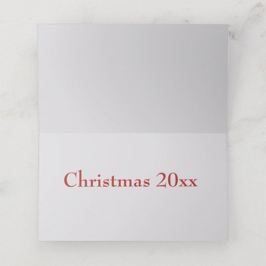 Gingerbread Train kerstfeest (Binnenkant ongevouwen)