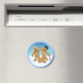 Gingerbread Trio Magneet (Insitu (Vaatwasser))
