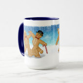 Gingerbread Trio Mok (Voorkant links)