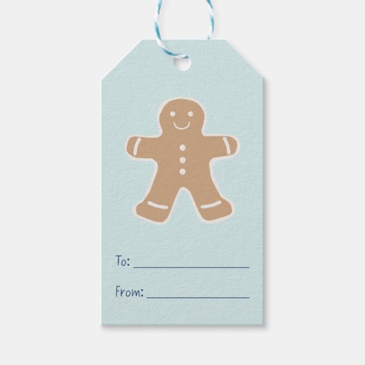 Gingerbread van Primary.com Cadeaulabel (Voorkant)