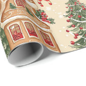 Gingerbread Village  Cadeaupapier (Rol Hoek)