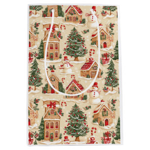 Gingerbread Village Medium Cadeauzakje