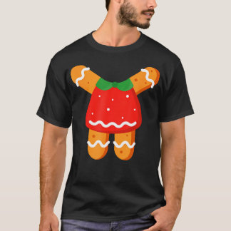 Gingerbread Vrouwen Meisjes Lichaamskostuum Hallow T-shirt