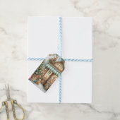 Gingerbread winkel cadeaulabel (Met Touw)
