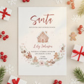 Gingerbread Winter Baby Shower Kaart