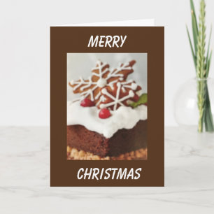 ** GINGERBREAD WISHES FOR CHRISTMAS SEASON** KAART