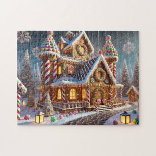 Gingerbread Wonderland Village Snoepriet Huis Legpuzzel