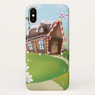 Gingerbreadhuis iPhone X Hoesje